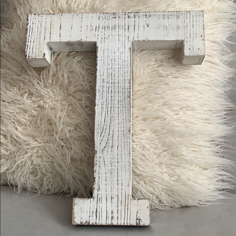 Letter T Home Decor